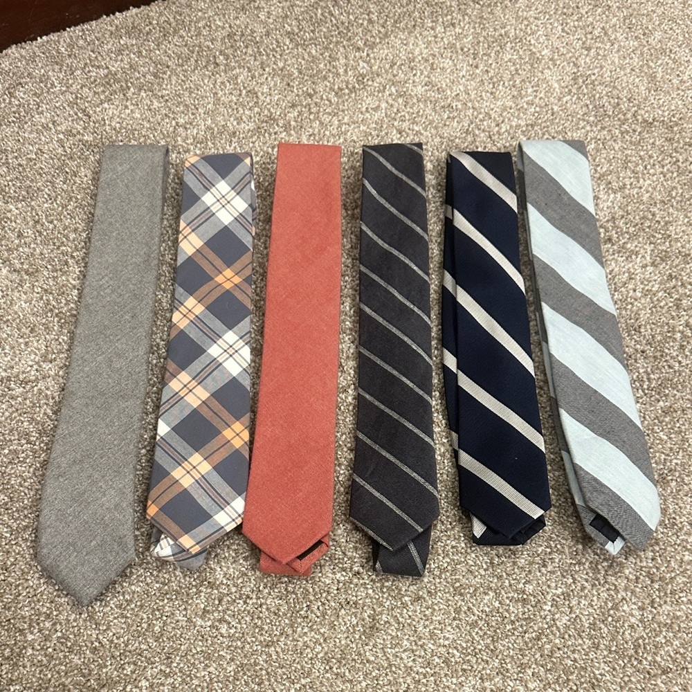 Men's Assorted jCrew Tie bundle
